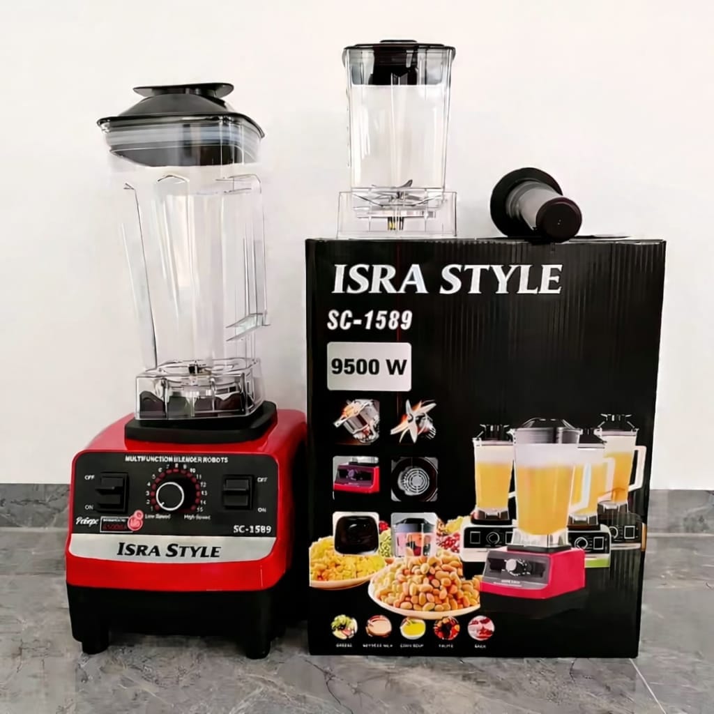 PowerBlend Ultra 9500 – Blender Multifonction Professionnel ISRA STYLE