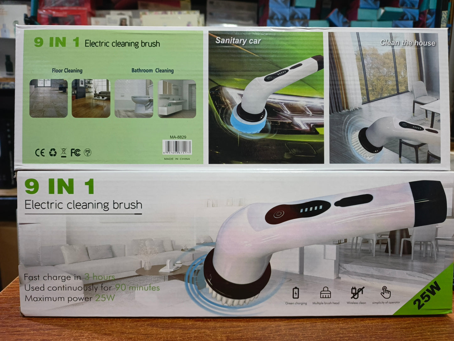 Brosse Électrique de Nettoyage 9 en 1 – 25W