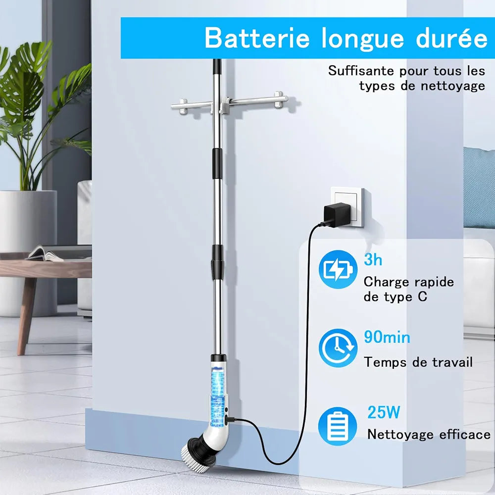 Brosse Électrique de Nettoyage 9 en 1 – 25W