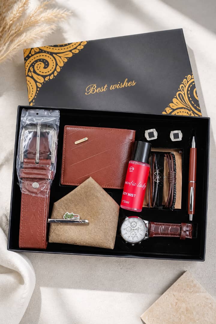 🎁 Coffret Cadeau Homme Élégant – Best Wishes