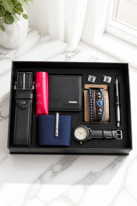 🎁 Coffret Cadeau Homme Élégant – Best Wishes