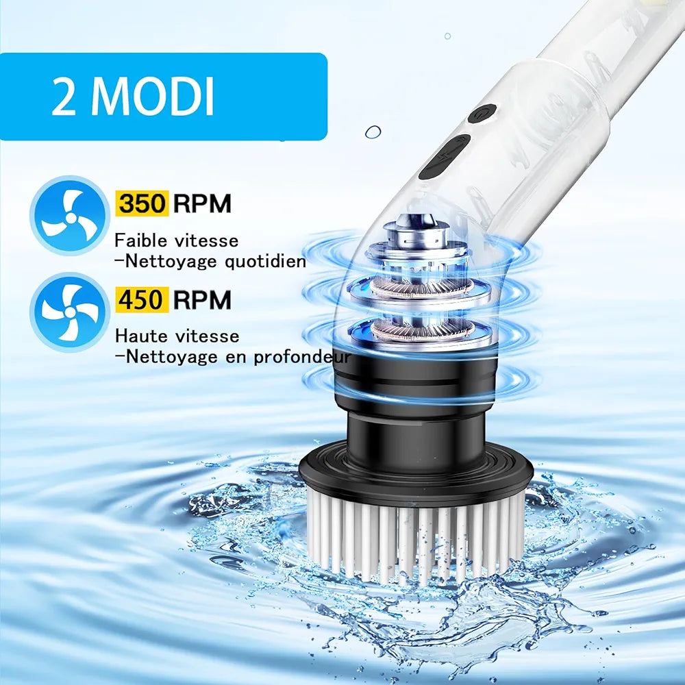 Brosse Électrique de Nettoyage 9 en 1 – 25W